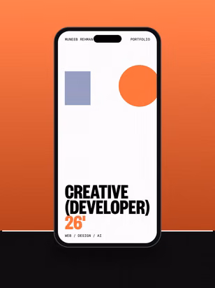 Mobile orange background